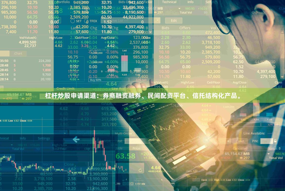 杠杆炒股申请渠道:券商融资融券、民间配资平台、信托结构化产品。